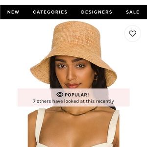 Hat Attack straw bucket hat NWOT